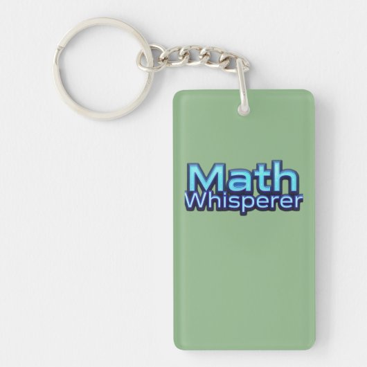 Mathe-Flüsterer Schlüsselanhänger (Vorderseite)