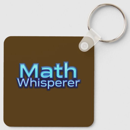 Mathe Flüsterer Schlüsselanhänger (Rückseite)