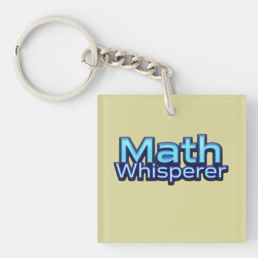Mathe Flüsterer Schlüsselanhänger (Vorderseite)