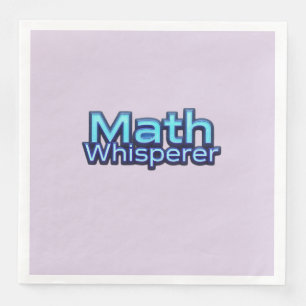 Mathe Flüsterer Serviette