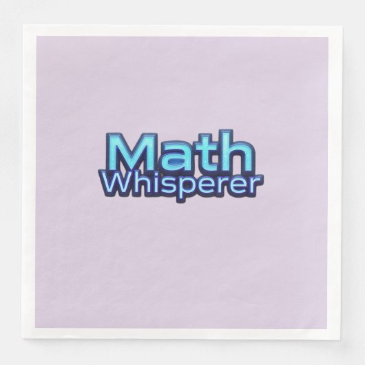 Mathe Flüsterer Serviette (Vorderseite)