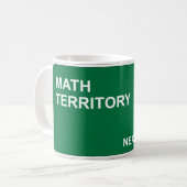 Mathe-folgender Ausgang Kaffeetasse (Vorderseite Links)