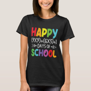 Mathe Formel 100 Tage der Schule Geschenke Mathema T-Shirt