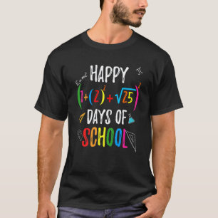 Mathe-Formel 100 Tage Schule für Mathe-Lehrer S T-Shirt