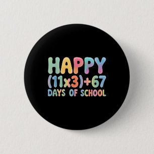 Mathe-Formel 100 Tage Schule Lustig 67 Meme Lehrer Button