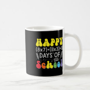 Mathe-Formel 100 Tage Schule Lustiger Mathe-Lehrer Kaffeetasse