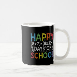 Mathe-Formel 100 Tage Schule Lustiger Mathe-Lehrer Kaffeetasse