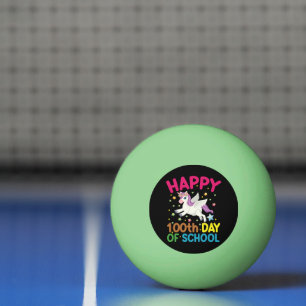 Mathe-Formel 100 Tage Schule Lustiger Mathe-Lehrer Tischtennisball