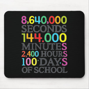 Mathe-Formel 100 Tage Schule Mathe-Lehrer Kinder Mousepad