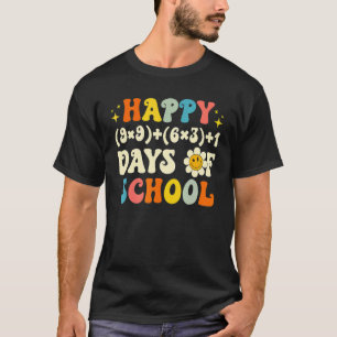 Mathe-Formel 100 Tage Schule Mathelehrer 100. T-Shirt