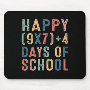 Mathe-Formel 67 Tage Schule Lustiger Mathe-Lehrer Mousepad