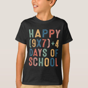 Mathe-Formel 67 Tage Schule Lustiger Mathe-Lehrer T-Shirt