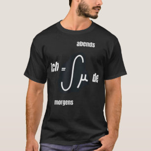 Mathe Formel Physik Integral Kinderfunkspiel T-Shirt