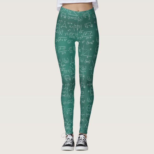 Mathe-Formel-Tafel-SchulAussenseiter Leggings (Vorderseite)