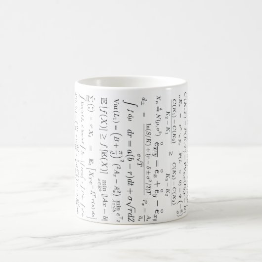 Mathe-Formel-Tasse Kaffeetasse (Mittel)