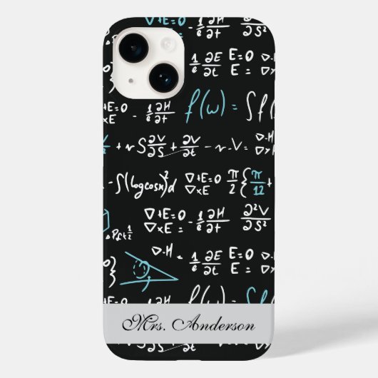 Mathe-Formeln Case-Mate iPhone Hülle (Rückseite)