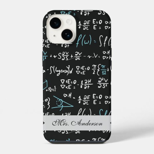 Mathe-Formeln iPhone Hülle (Rückseite)