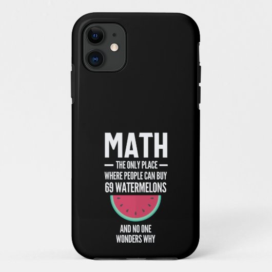 Mathe. Funny Math Sarcasm Quote Geschenk Case-Mate iPhone Hülle (Rückseite)