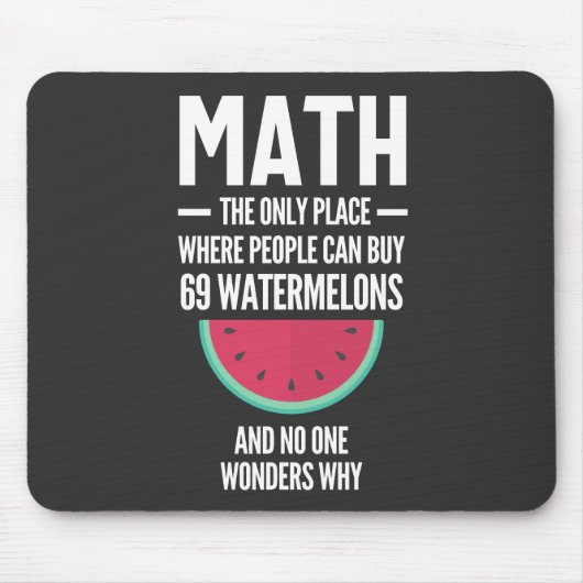 Mathe. Funny Math Sarcasm Quote Geschenk Mousepad (Vorne)