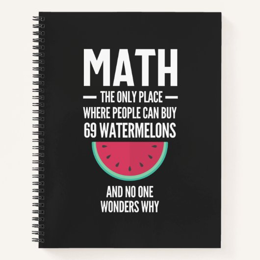 Mathe. Funny Math Sarcasm Quote Geschenk Notizblock (Vorderseite)
