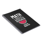 Mathe. Funny Math Sarcasm Quote Geschenk Notizblock (Rechte Seite)