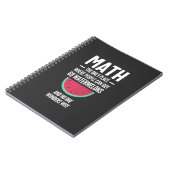 Mathe. Funny Math Sarcasm Quote Geschenk Notizblock (Linke Seite)