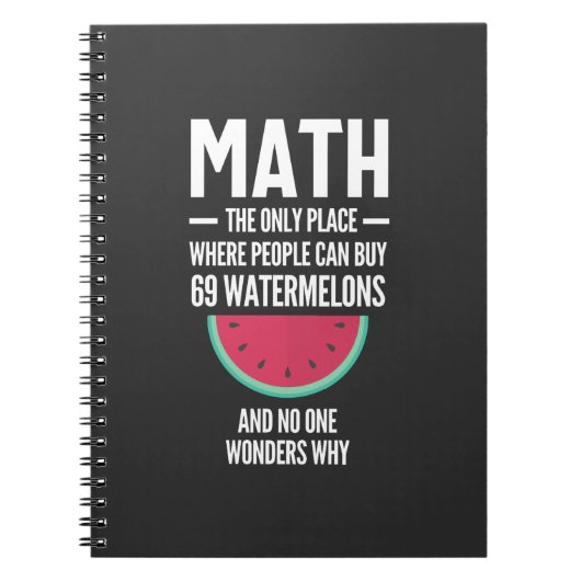 Mathe. Funny Math Sarcasm Quote Geschenk Notizblock (Vorderseite)