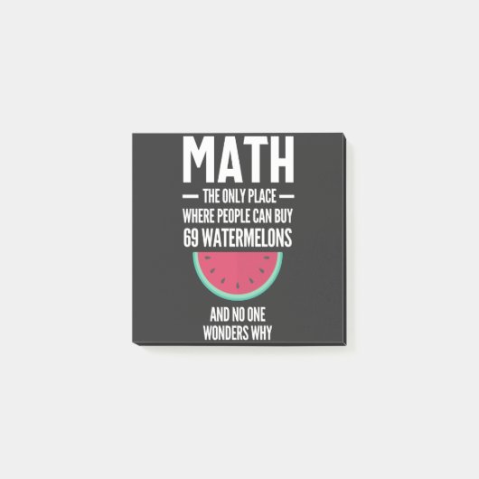 Mathe. Funny Math Sarcasm Quote Geschenk Post-it Klebezettel (Vorderseite)