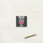 Mathe. Funny Math Sarcasm Quote Geschenk Post-it Klebezettel (Auf Schreibtisch)
