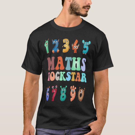 Mathe für Kinder Jungen oder Mädchen Niedliche Mo T-Shirt (Vorderseite)