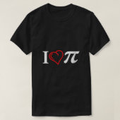 Mathe Geek I Liebe Herzchen für Pi Day VNeck T-Shirt (Design vorne)
