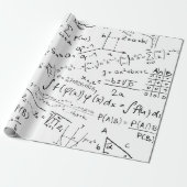 Mathe Geek, Mathematik Problem lösen Muster Geschenkpapier (Ungerollt)