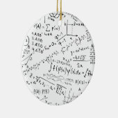 Mathe Geek, Mathematik Problem lösen Muster Keramik Ornament (Rechts)