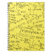 Mathe Geek, Mathematik Problem lösen Muster Notizblock (Vorderseite)