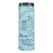 Mathe Geek, Mathematik Problem lösen Muster Thermosbecher (Rückseite)