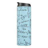 Mathe Geek, Mathematik Problem lösen Muster Thermosbecher (Nach rechts gedreht)