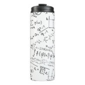 Mathe Geek, Mathematik Problem lösen Muster Thermosbecher (Vorderseite)
