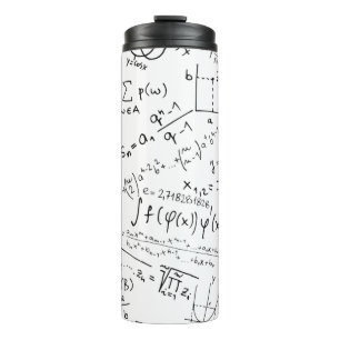Mathe Geek, Mathematik Problem lösen Muster Thermosbecher