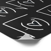 Mathe-Geek-Romantik: echte Liebe finden Poster (Ecke)