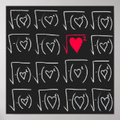 Mathe-Geek-Romantik: echte Liebe finden Poster (Vorne)