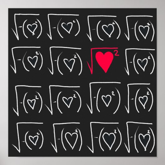 Mathe-Geek-Romantik: echte Liebe finden Poster (Vorne)