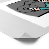 Mathe-Geek-Witzposter Poster (Ecke)