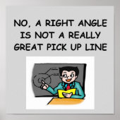 Mathe-Geek-Witzposter Poster (Vorne)