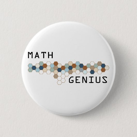 Mathe-Genie Button (Vorderseite)