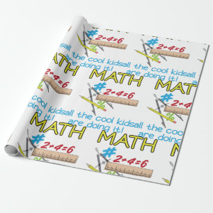 Mathe Geschenkpapier