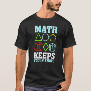 Mathe hält dich fit Mathelehrer Schüler Workout T-Shirt