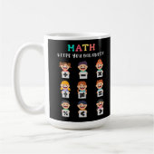 Mathe hält dich im Gleichgewicht Kaffeetasse (Links)