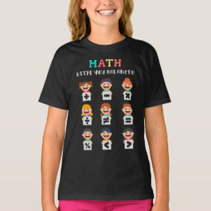 Mathe hält dich im Gleichgewicht T-Shirt