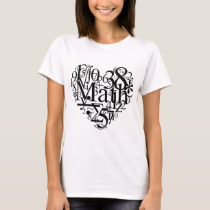 Mathe-Herz T-Shirt