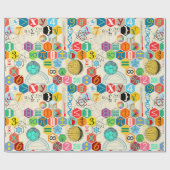 Mathe in Farbe Geschenkpapier (Flach)